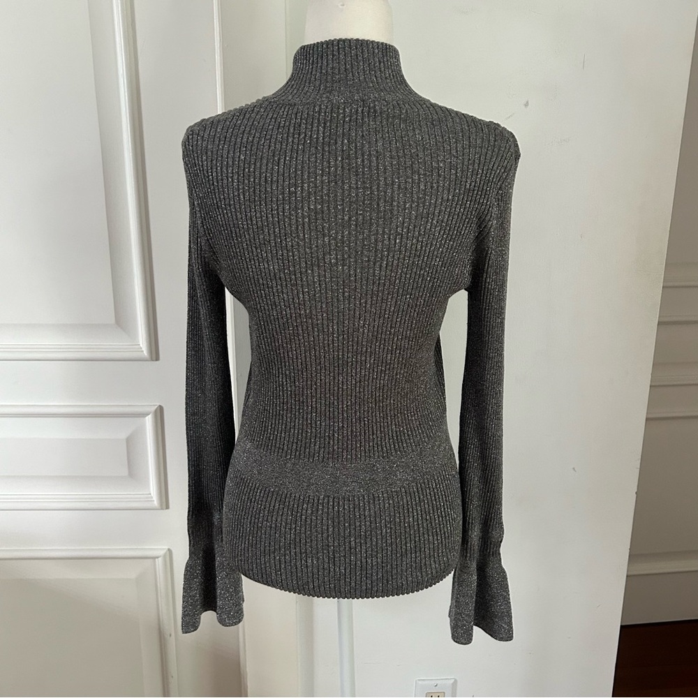 Veronica Beard Metallic Threads Turtleneck - image 6